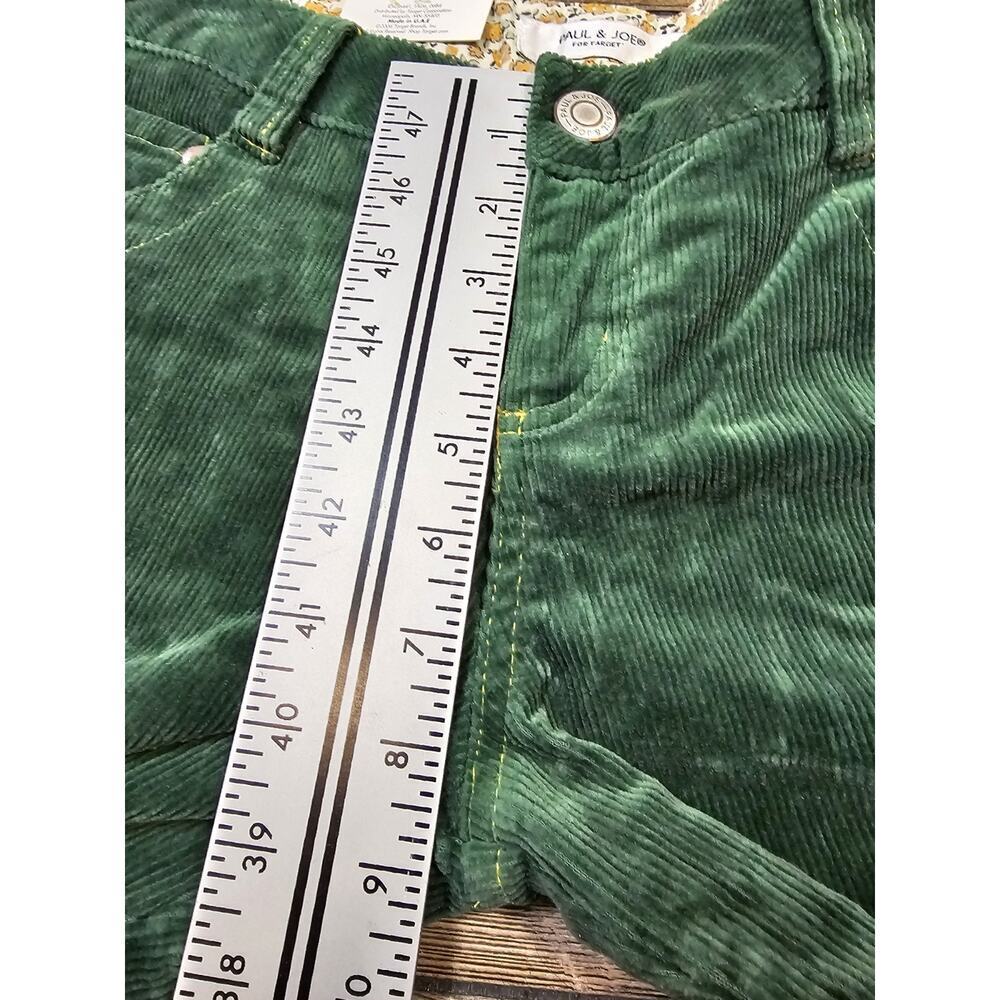 Vintage Paul And Joe Corduroy Pant Womens Sz 5 Green NWT 2006 Target Y2K - Picture 6 of 10